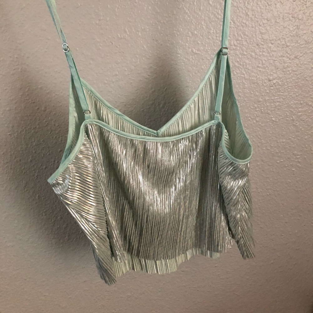 VS shimmer top